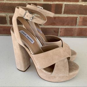 Steve Madden Jodi Platform Chucky Heel Sandals